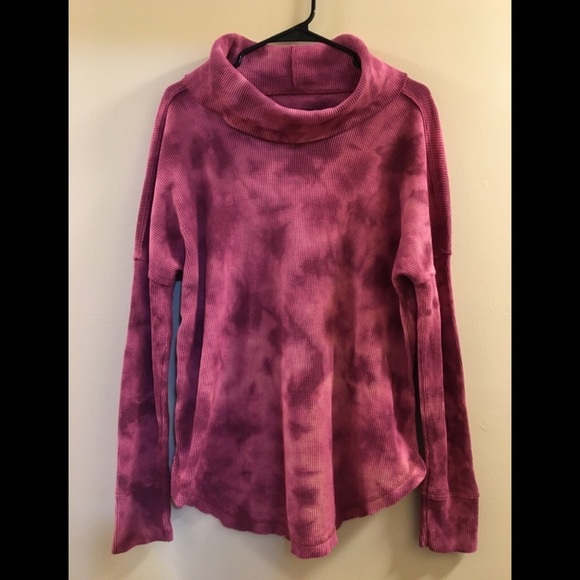 Maeve Pink Tie-Dye Cowl Neck Sweater - Picture 10 of 10